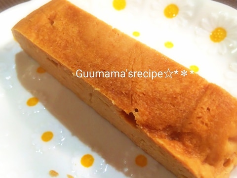 混ぜてレンチンするだけ♡ダイエット♡ガトーきなこ